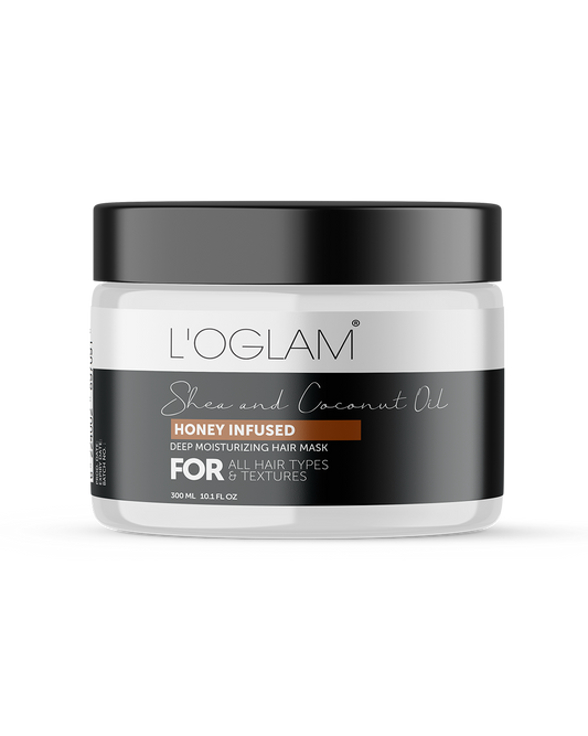 Shea & Coconut Oil Honey-Infused Deep Moisturizing Hair Mask